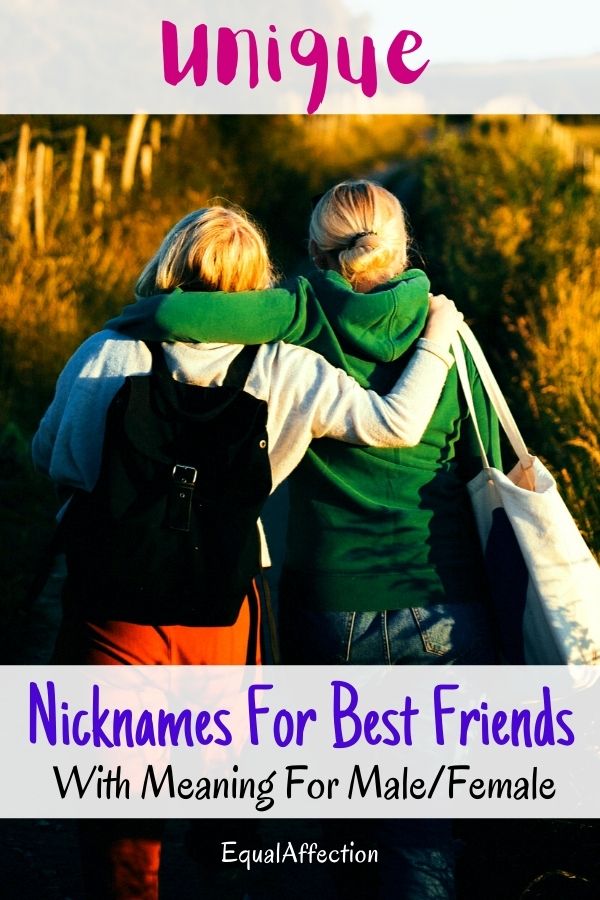 Nicknames For Best Friends With Meaning