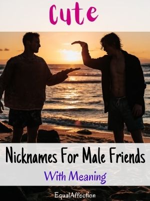 Cute Nicknames For Male Friends