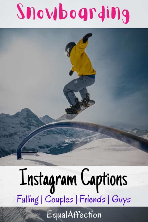 Snowboarding Captions