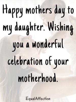Mother's Day Greetings To Daughter