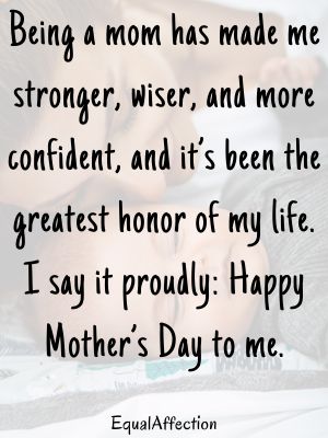 Mother's Day Message For Myself