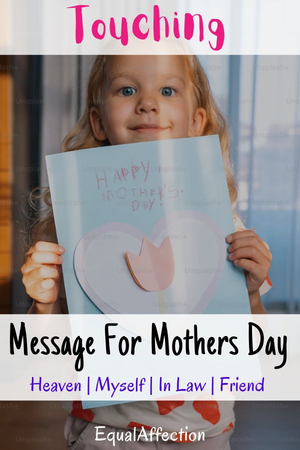 Touching Message For Mothers Day