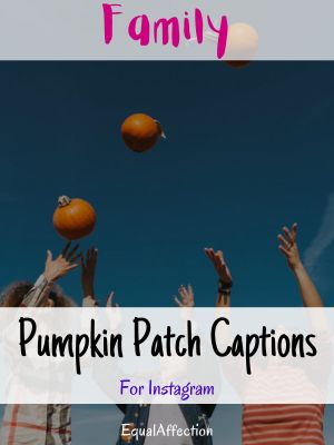 Family Pumpkin Patch Captions For Instagram