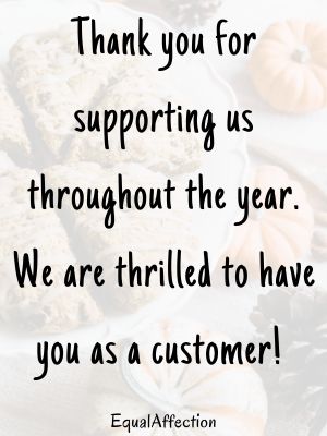 Happy Thanksgiving Sayings For Business