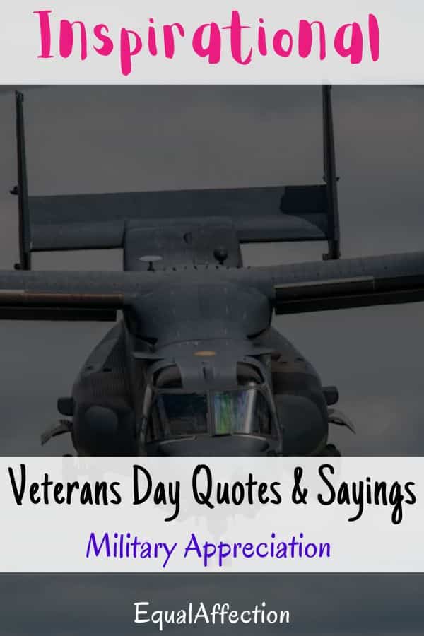 Inspirational Veterans Day Quotes And Sayings