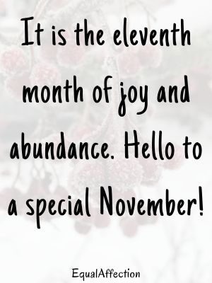 November Blessing Quotes