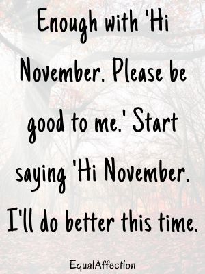 November Quotes Funny