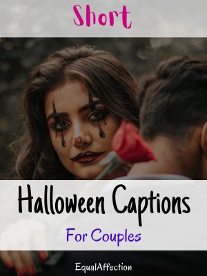 Short Halloween Captions For Couples