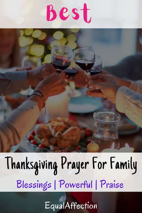 Best Thanksgiving Prayer For Family