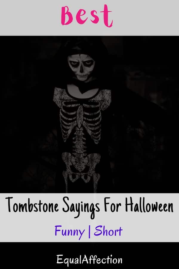 Tombstone Sayings For Halloween