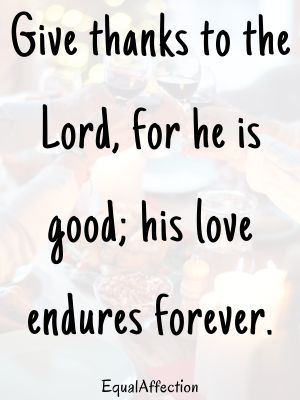 Thanksgiving Blessings For Family Bible Verses