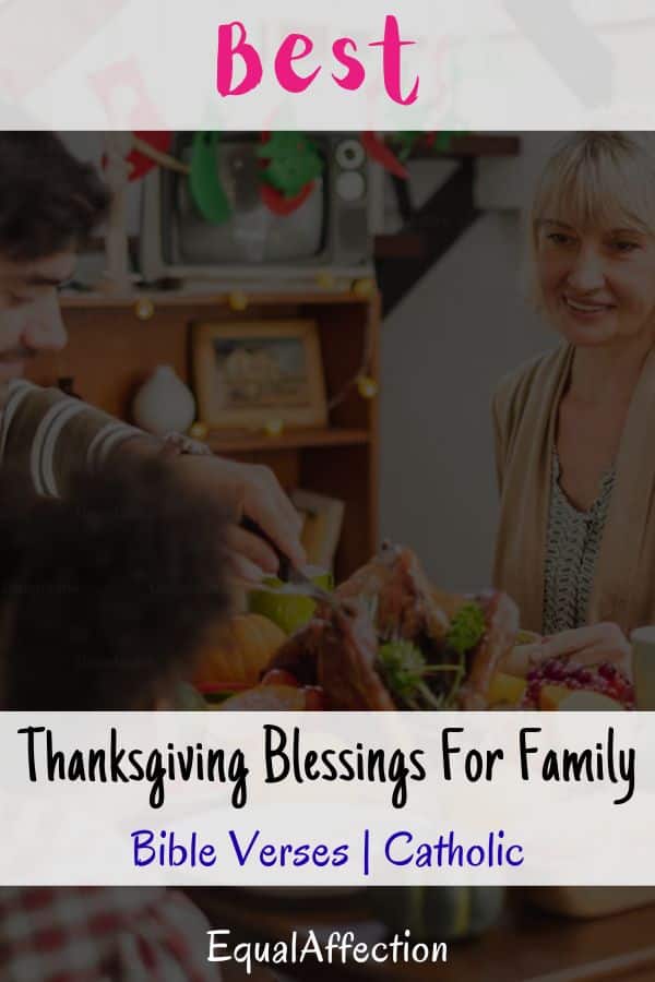 Thanksgiving Blessings For Family